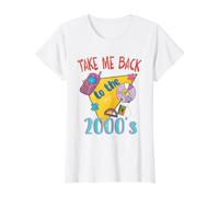 Take me Back to the 2000's Vintage Two-Thousands Retro 00s Value Graphic T-Shirt, Women, White, XS