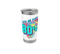 Take Me Back to The 80s Retro Revival Vintage 80's Stainless Steel Insulated Tumbler