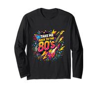 Take Me Back to The 80s Vintage Rock Vibe Throwback Long Sleeve T-Shirt