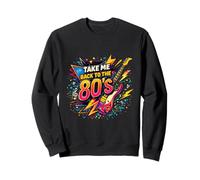Take Me Back to the 80s Vintage Rock Vibe Throwback Sweatshirt