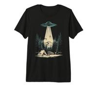 Take Me Camping UFO Alien Abduction Funny Outdoor Shirt Premium T-Shirt