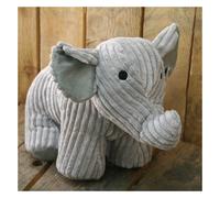 Take Me Home Doorstop Ribbed Fabric Elephant Door Stop