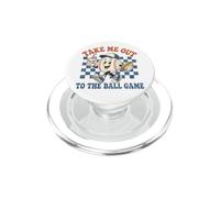 Take Me Out To The Ball Game Vintage Baseball Summer Graphic PopSockets PopGrip for MagSafe