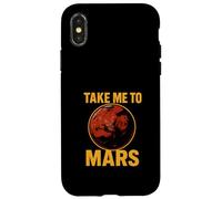 Take Me To Mars Cool Men's Space Exploration Case for iPhone X/XS