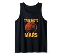 Take Me To Mars Cool Men's Space Exploration Tank Top