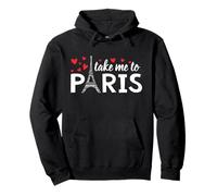 Take Me To Paris Eiffel Tower Pullover Hoodie