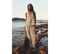 Take Me To Paris Low-Back Striped Set by free-est at Free People in Rocky Stripe, Size: Small - female