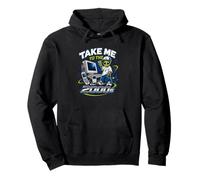 Take Me To The 2000s Retro Alien Y2K Millennium Throwback Pullover Hoodie