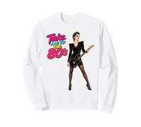 Take Me To The 80s Glam Rock Guitar Girl Pop Art Sweatshirt
