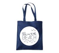 Take Me To The Beach Holiday Tote Shopping Bag 10 Litres Capacity 42 x 38cm
