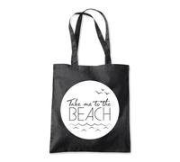 Take Me To The Beach Holiday Tote Shopping Bag 10 Litres Capacity 42 x 38cm