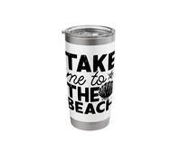 Take Me to The Beach Stainless Steel Insulated Tumbler