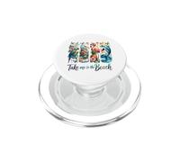 Take Me To The Beach Tropical Animals PopSockets PopGrip for MagSafe