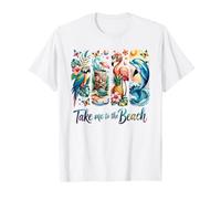 Take Me to The Beach Tropical Animals T-Shirt