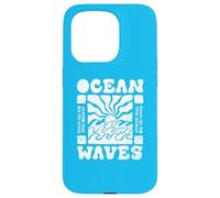 Take Me To The Beach Waves Ocean Sun Retro Summer Vacation Case for iPhone 15 Pro
