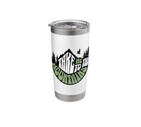 Take Me to The Mountains Hiking Eagle with Trees Stainless Steel Insulated Tumbler