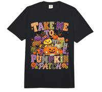 Take Me to The Pumpkin Patch Halloween Chick Witch Fall Car Comfort Colors Adult Heavyweight T-Shirt