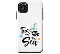 Take Me To The Sea Nautical Saying Coastal Vibe Decor Case for iPhone 11 Pro Max