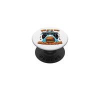 Take Me to Your Cheeseburgers UFO Alien Funny Cheeseburger PopSockets Adhesive PopGrip