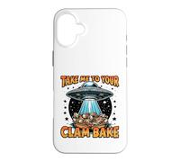 Take Me to Your Clam Bake East Coast Cuisine Funny Clam Bake Case for iPhone 16 Plus