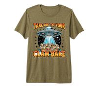 Take Me to Your Clam Bake East Coast Cuisine Funny Clam Bake Premium T-Shirt