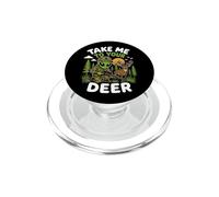 Take Me To Your Deer Hunting Alien Hunter UFO Abduction PopSockets PopGrip for MagSafe
