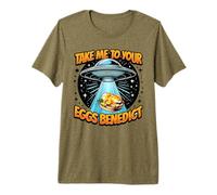 Take Me to Your Eggs Benedict UFO Abduction Eggs Benedict Premium T-Shirt
