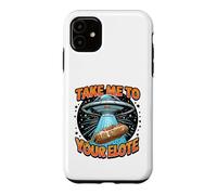 Take Me to Your Elote UFO Abduction Mexican Corn Funny Elote Case for iPhone 11