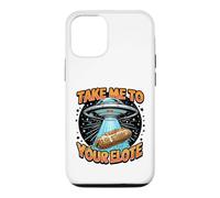 Take Me to Your Elote UFO Abduction Mexican Corn Funny Elote Case for iPhone 12/12 Pro