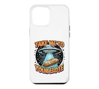 Take Me to Your Elote UFO Abduction Mexican Corn Funny Elote Case for iPhone 12 Pro Max