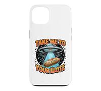 Take Me to Your Elote UFO Abduction Mexican Corn Funny Elote Case for iPhone 13