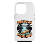 Take Me to Your Elote UFO Abduction Mexican Corn Funny Elote Case for iPhone 13 Pro