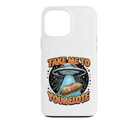 Take Me to Your Elote UFO Abduction Mexican Corn Funny Elote Case for iPhone 13 Pro Max