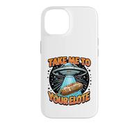 Take Me to Your Elote UFO Abduction Mexican Corn Funny Elote Case for iPhone 14