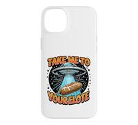 Take Me to Your Elote UFO Abduction Mexican Corn Funny Elote Case for iPhone 14 Plus