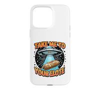 Take Me to Your Elote UFO Abduction Mexican Corn Funny Elote Case for iPhone 15 Pro Max