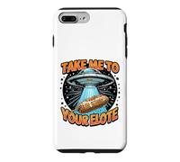 Take Me to Your Elote UFO Abduction Mexican Corn Funny Elote Case for iPhone 7 Plus/8 Plus