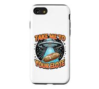Take Me to Your Elote UFO Abduction Mexican Corn Funny Elote Case for iPhone SE (2020) / 7/8