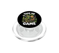Take Me To Your Game Hunting Alien Hunter UFO Abduction PopSockets PopGrip for MagSafe