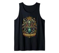 Take Me to Your Leader Funny Alien UFO Retro Space Adventure Tank Top