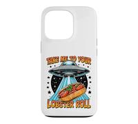 Take Me to Your Lobster Roll UFO Maine Funny Lobster Roll Case for iPhone 13 Pro