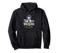 Take Me To Your Reader Funny UFO Alien Book Lover Pun Pullover Hoodie