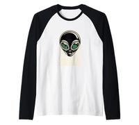 Take Me to Your Reader Funny UFO Alien Book Lover Pun Raglan Baseball Tee
