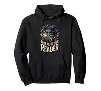 Take Me To Your Reader Funny UFO Alien Book Lover Pun wizard Pullover Hoodie