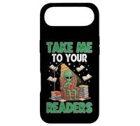 Take Me To Your Readers Alien Funny Reading Librarian Case for iPhone Air