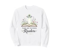 Take Me To Your Readers Celebrate Book Lover Sweatshirt