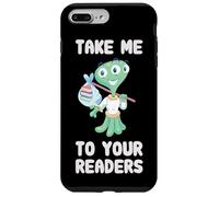 Take Me To Your Readers Funny Reading Alien Lover Book Nerd Case for iPhone 7 Plus/8 Plus