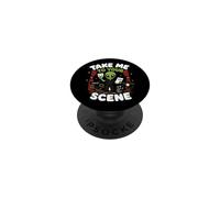 Take Me To Your Scene Acting Alien Theater Humor Drama Stage PopSockets Adhesive PopGrip