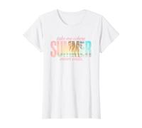 Take Me Where Summer Never Ends Value Graphic T-Shirt, Women, White, XL