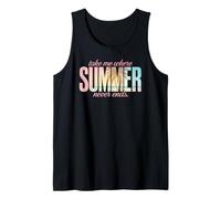 Take Me Where the Sunshine Lives Retro Tropical Beach Shirt Tank Top
